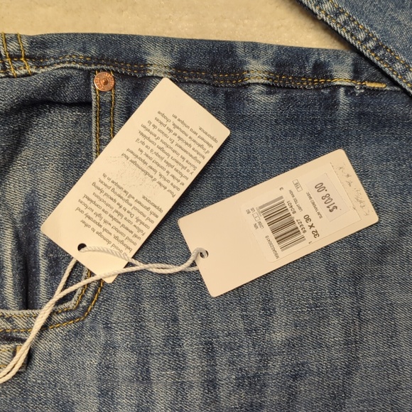 GUESS Light Tide Wash Jeans Slim Tapered 32/30 - Picture 5 of 8